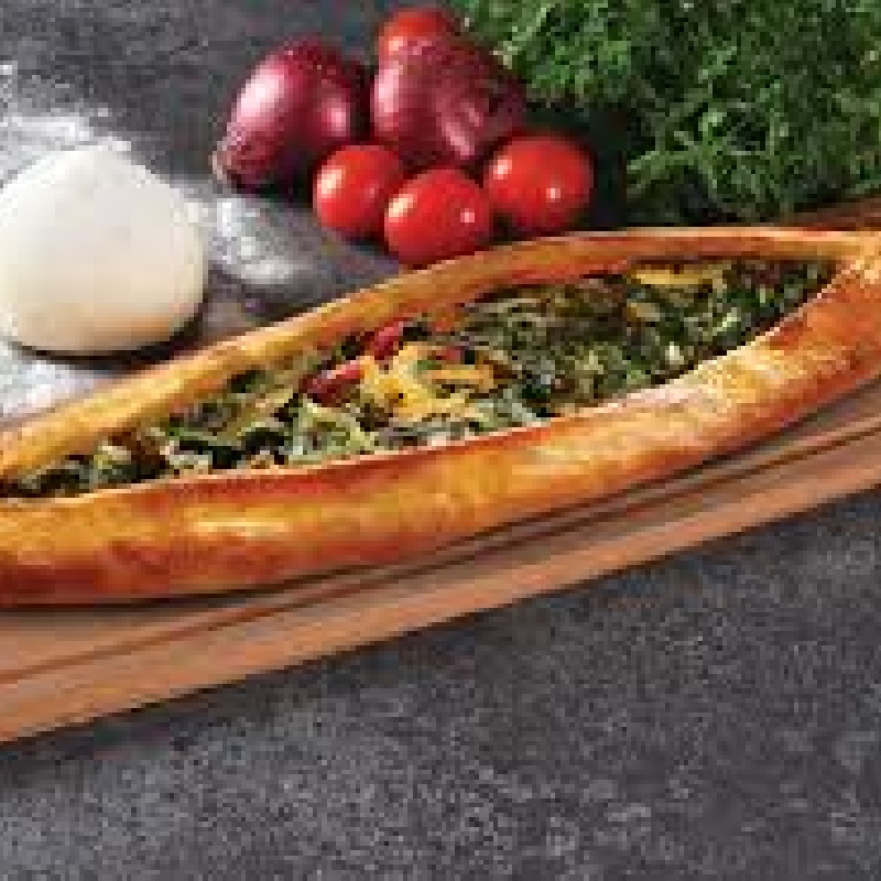 Ispanaklı Kaşar Peynirli Pide (Kapalı)